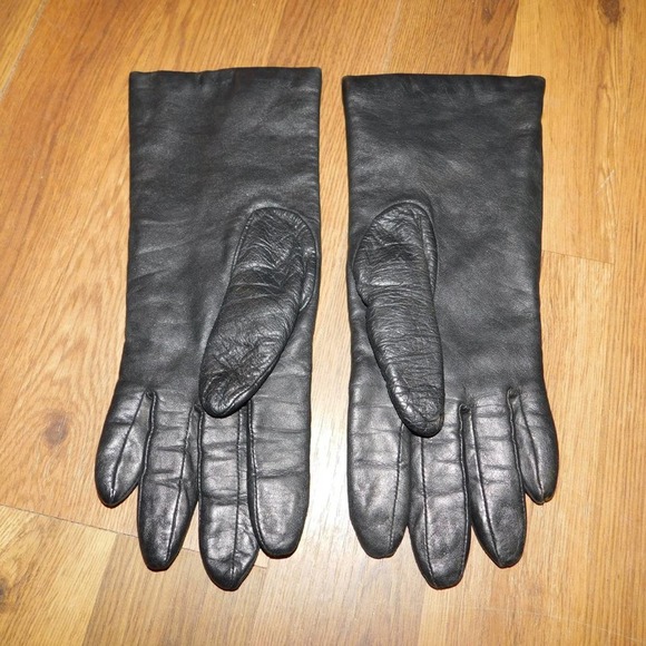 FOWNES LEATHER GLOVES LINED - Picture 2 of 5